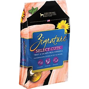 Zignature Select Cuts Trout & Salmon Meal Formula Dry Dog Food, 4-lb bag