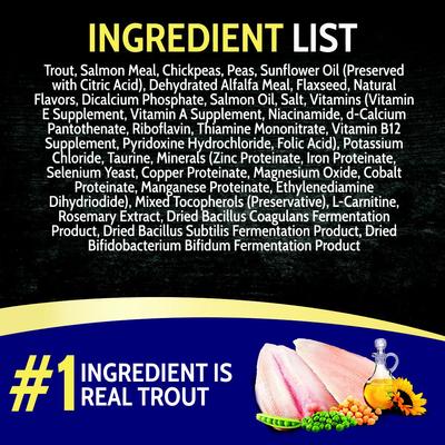 Show full view: Zignature Small Bites Trout & Salmon Meal Dry Dog Food, 12.5-lb bag slide 4 of 11