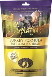 Zignature Turkey Flavored Soft Dog Treats, 4-oz bag