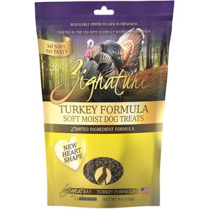 Zignature Turkey Flavored Soft Dog Treats, 4-oz bag