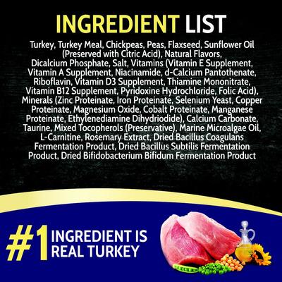 Show full view: Zignature Turkey Formula Small Bites Dry Dog Food, 12.5-lb bag slide 4 of 11