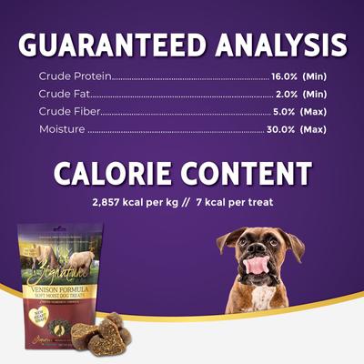 Show full view: Zignature Venison Flavored Soft Dog Treats, 4-oz bag slide 7 of 9