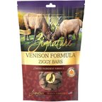 Zignature Venison Formula Ziggy Bars Biscuit Dog Treats, 12-oz bag