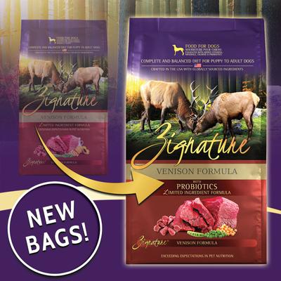 Show full view: Zignature Venison Limited Ingredient Formula Dry Dog Food, 4-lb bag slide 4 of 11