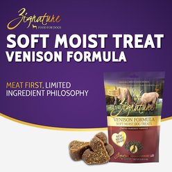 Zignature Venison Limited Ingredient Formula Dry Food, 12.5-lb bag + Ziggy Bars Biscuit Treats, 12-oz bag + Soft Dog Treats, 4-oz bag slide 2 of 9