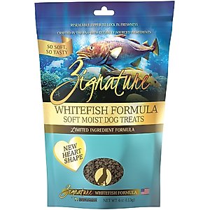 Zignature Whitefish Flavored Soft Dog Treats, 4-oz bag