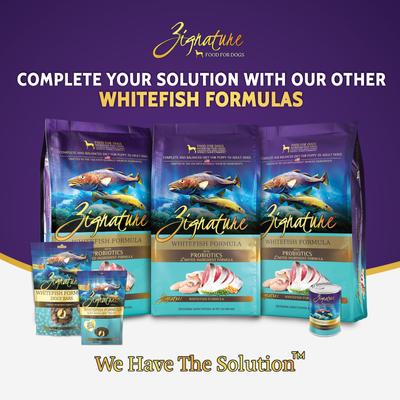 Show full view: Zignature Whitefish Flavored Soft Dog Treats, 4-oz bag slide 8 of 9