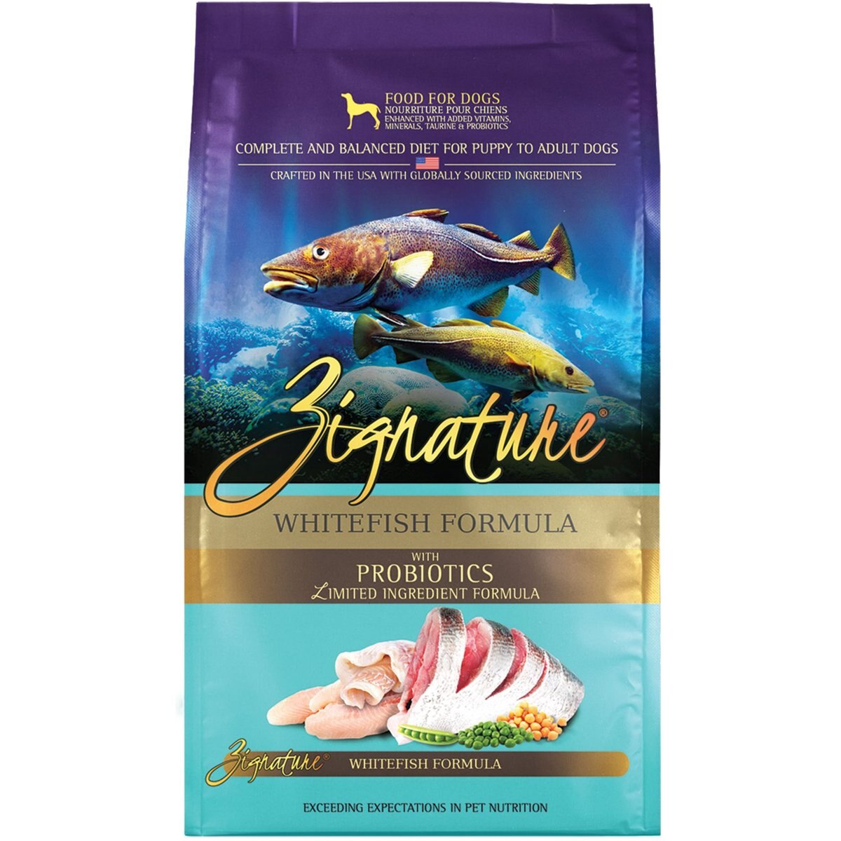 Zignature Whitefish Limited Ingredient Formula Dry Dog Food, 13.5-lb