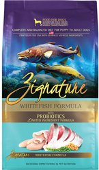 Zignature Whitefish Limited Ingredient Formula Dry Dog Food, 25-lb bag