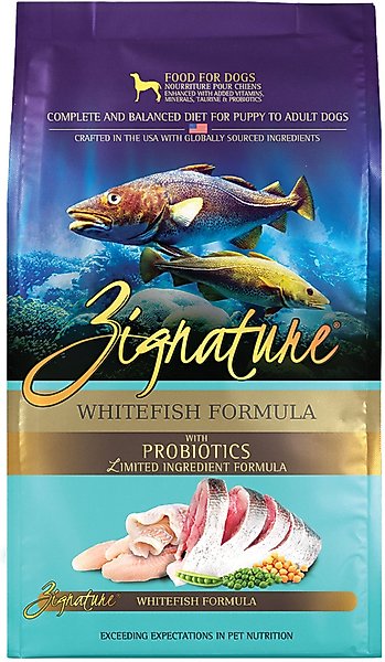 Zignature Limited Ingredient Whitefish Formula Dry Dog Food