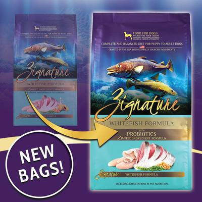 Show full view: Zignature Whitefish Limited Ingredient Formula Dry Dog Food, 4-lb bag slide 4 of 11