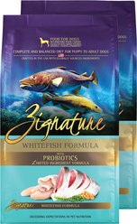 Zignature Whitefish Limited Ingredient Formula Dry Dog Food, 50-lb bundle