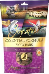 Zignature Zssential Formula Ziggy Bars Biscuit Dog Treats, 12-oz bag