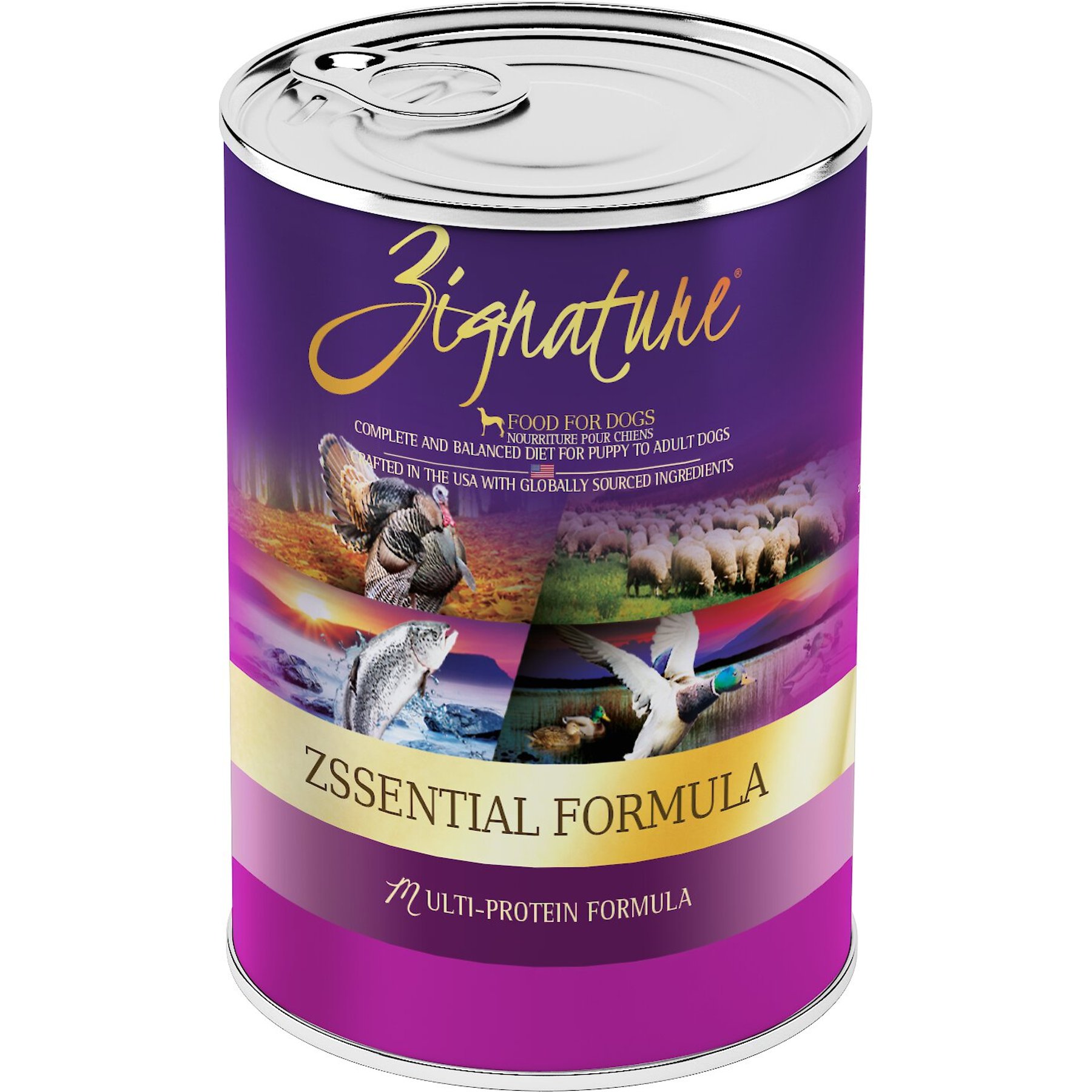 Zignature Zssential Multi-Protein Canned Dog Food, 13-oz, 12 ct