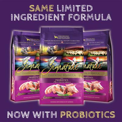 Show full view: Zignature Zssential Multi-Protein Formula Dry Dog Food, 4-lb bag slide 3 of 11