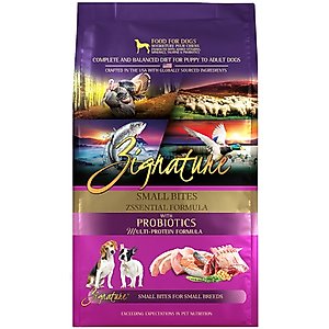 Zignature Zssential Multi-Protein Formula Small Bites Dry Dog Food, 4-lb bag