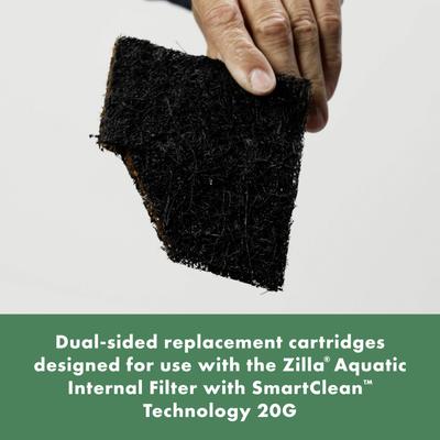 Show full view: Zilla Aquatic Reptile EcoRenew Filter Cartridges, Medium: 20-gal, 3 count slide 4 of 10