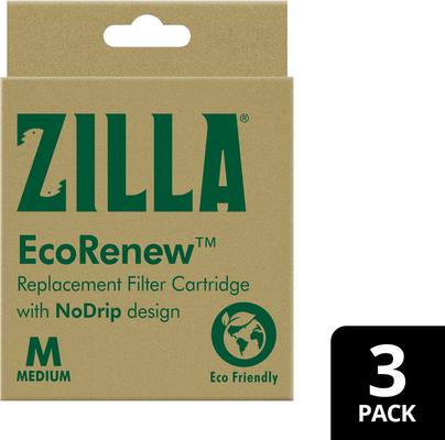 Show full view: Zilla Aquatic Reptile EcoRenew Filter Cartridges, Medium: 20-gal, 3 count slide 8 of 10