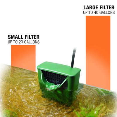 Show full view: Zilla Aquatic Reptile Internal Aquarium Filter, 40-gal slide 5 of 11