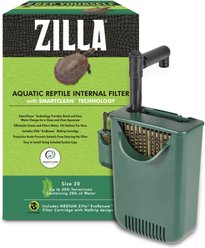 Zilla Aquatic Reptile Internal Filter with SmartClean Technology, Medium: 20-gal