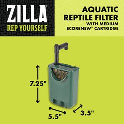 Zilla Aquatic Reptile Internal Filter with SmartClean Technology, Medium: 20-gal slide 2 of 9