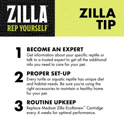 Show full view: Zilla Aquatic Reptile Internal Filter with SmartClean Technology, Medium: 20-gal slide 3 of 11