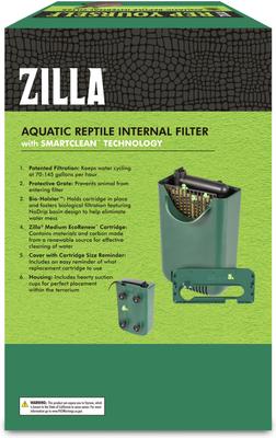 Show full view: Zilla Aquatic Reptile Internal Filter with SmartClean Technology, Medium: 20-gal slide 8 of 11