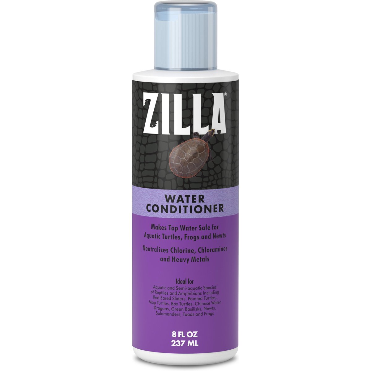 Zilla Aquatic Reptile Water Conditioner, 8-oz bottle