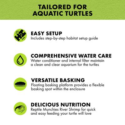 Show full view: Zilla Aquatic Turtle Habitat Accessory Kit slide 4 of 10