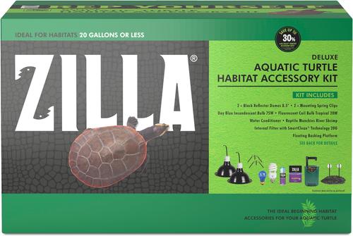 Show full view: Zilla Aquatic Turtle Habitat Accessory Kit slide 2 of 10