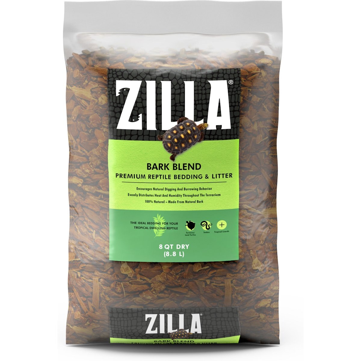 Zilla Bark Blend Reptile Bedding & Litter, 7.5-L bag