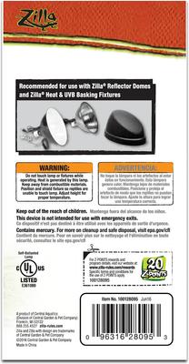 Show full view: Zilla Canopy Series Fluorescent UVB/UVA Bulbs, Tropical, 13 W slide 7 of 8