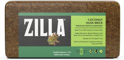Zilla Coconut Husk Brick Premium Reptile Bedding, 1.43-lb bag