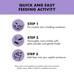 Zilla Cricket Glow Powder Supplement for Frogs, 4-oz bag slide 2 of 9