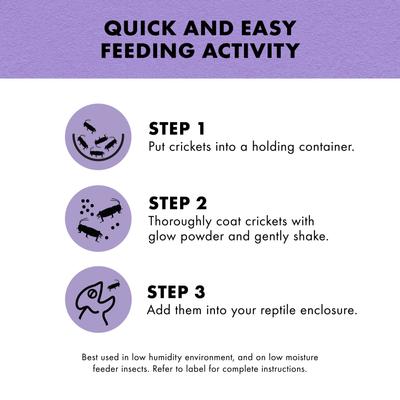 Show full view: Zilla Cricket Glow Powder Supplement for Frogs, 4-oz bag slide 3 of 10