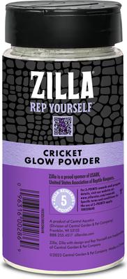 Show full view: Zilla Cricket Glow Powder Supplement for Frogs, 4-oz bag slide 9 of 10