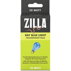 Zilla Day Blue Reptile Basking Bulb, 50-watt