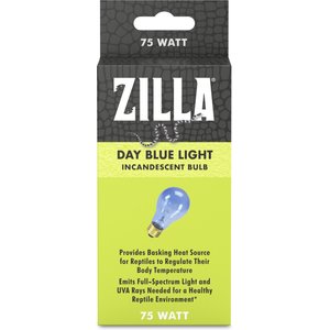 Zilla Day Blue Reptile Basking Bulb, 75-watt