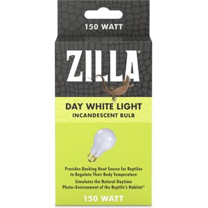 Zilla Day White Reptile Basking Bulb, 150-watt