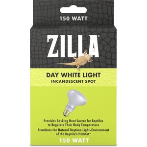 Zilla Day White Reptile Basking Bulb, 150-watt