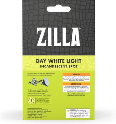 Show full view: Zilla Day White Reptile Basking Bulb, 150-watt slide 5 of 10