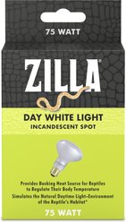 Zilla Day White Reptile Spot Light Basking Bulb, 75-watt