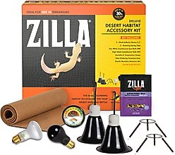 Zilla Desert Reptile Habitat Accessory Kit
