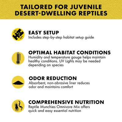 Show full view: Zilla Desert Reptile Habitat Accessory Kit slide 4 of 10