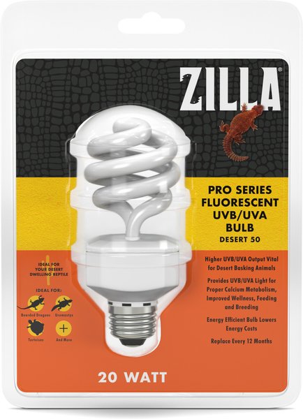Zilla Tropical Mini Compact Fluorescent Bulb – 6 Watt, G9 Socket, For Terrariums
