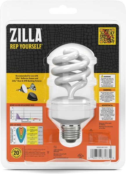 Zilla Desert Series Fluorescent Coil Bulb