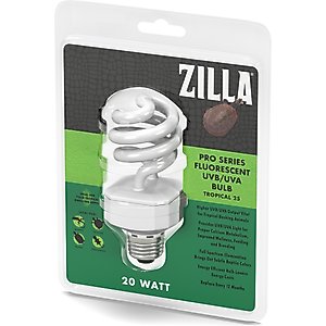 Zilla Fluorescent Coil Bulb Tropical, 20 Watts