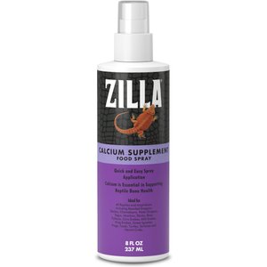 Zilla Food Spray Calcium Reptile Supplement, 8-oz bottle