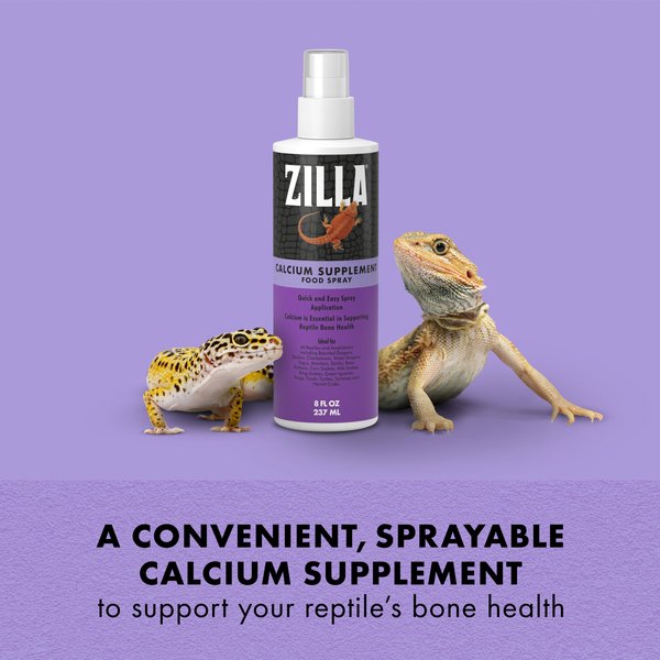 Zilla Food Spray Calcium Reptile Supplement