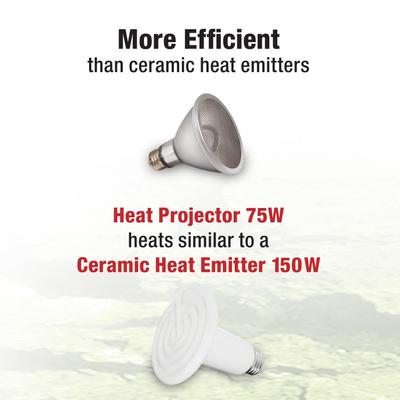 Show full view: Zilla Heat Reptile Heat Projector, 75 Watt slide 3 of 8